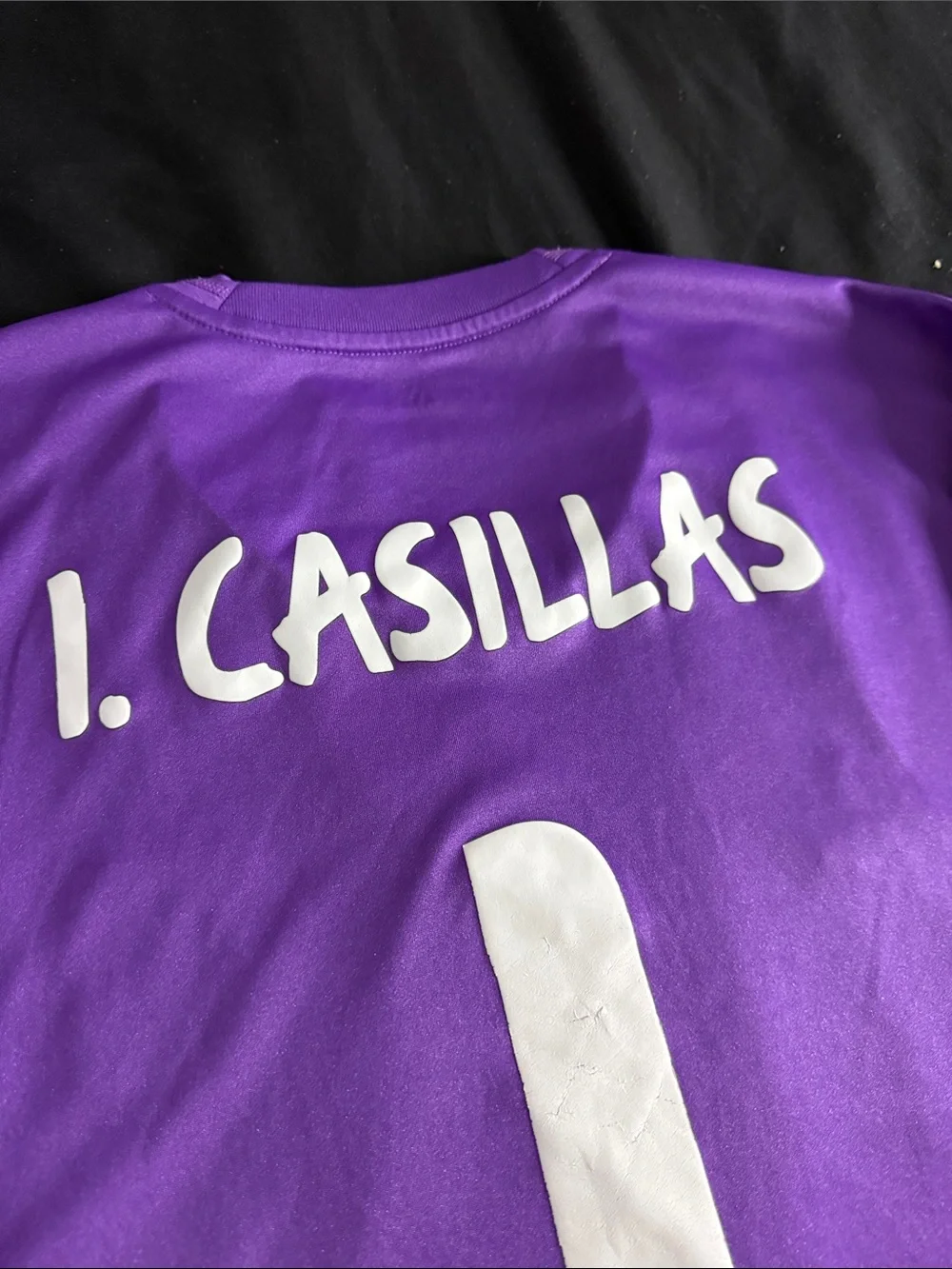 VINTAGE Real Madrid #1 Iker Casillas 2013-14 Adidas La Liga Goalie Jersey